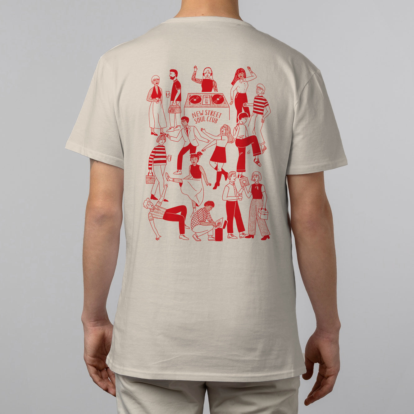 New Street Adventure 'Dancers' Tshirt - Ecru