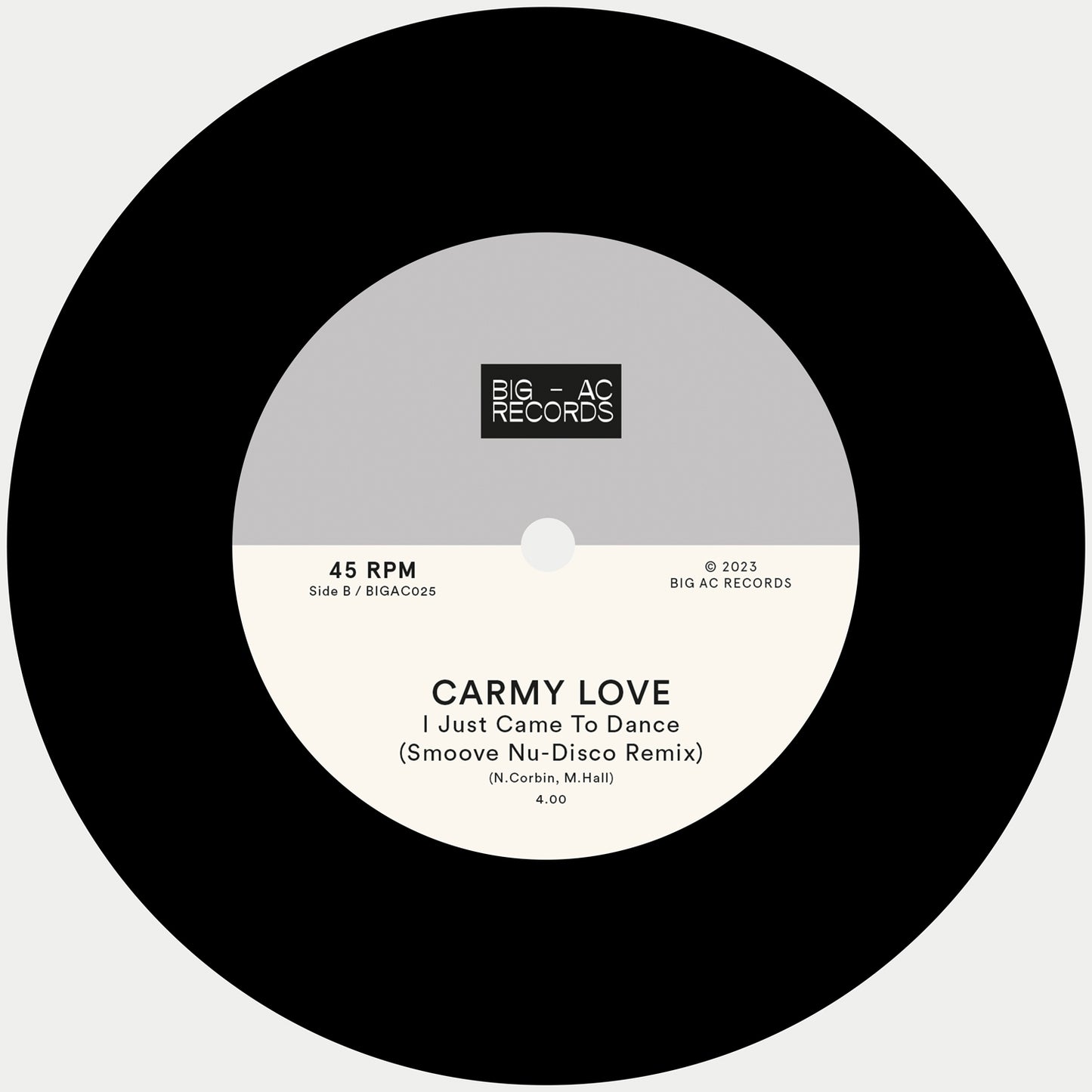 Carmy Love - I Just Came To Dance 7" Single