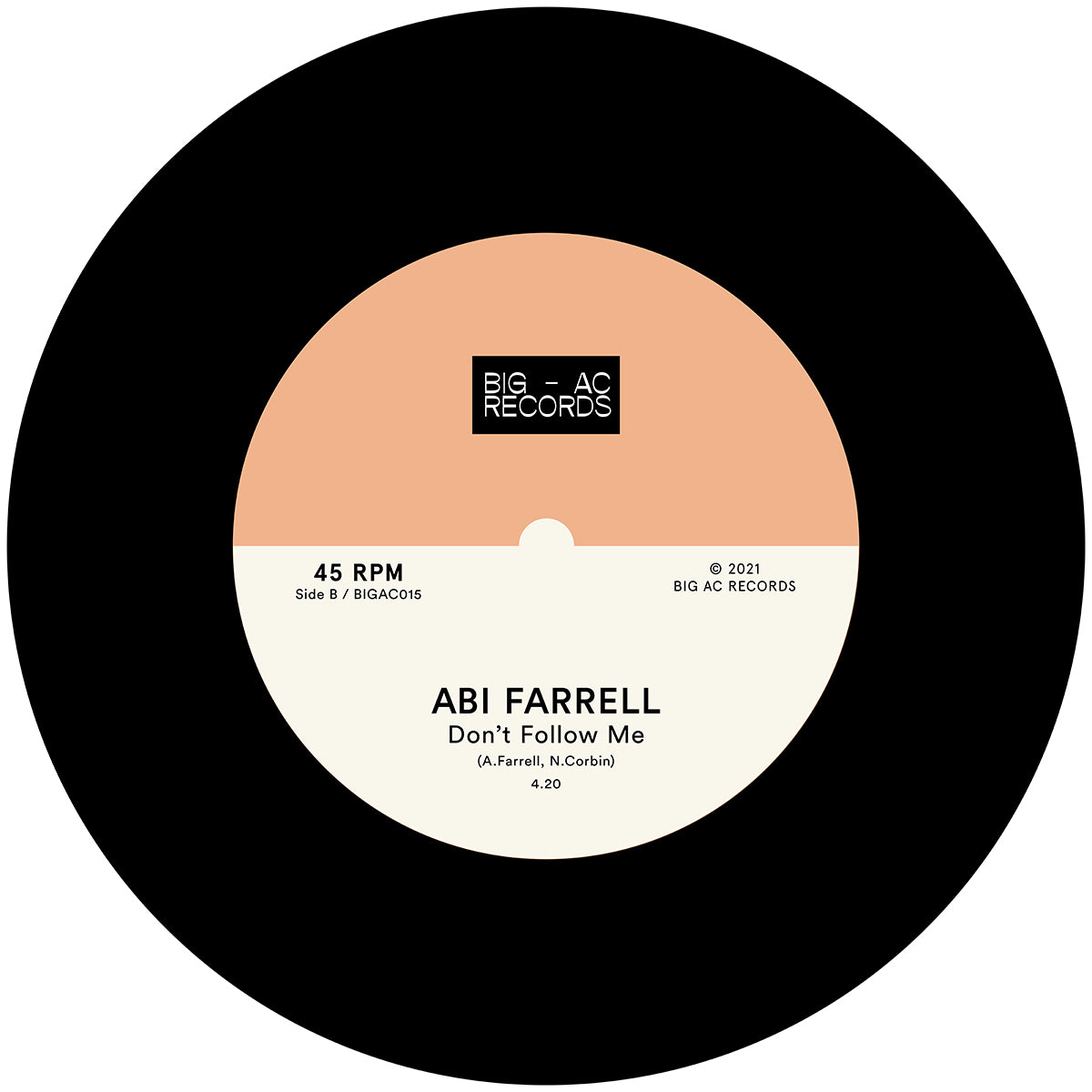 Abi Farrell - Stepping Out Of Your Shadow / Don't Follow Me 7" Vinyl
