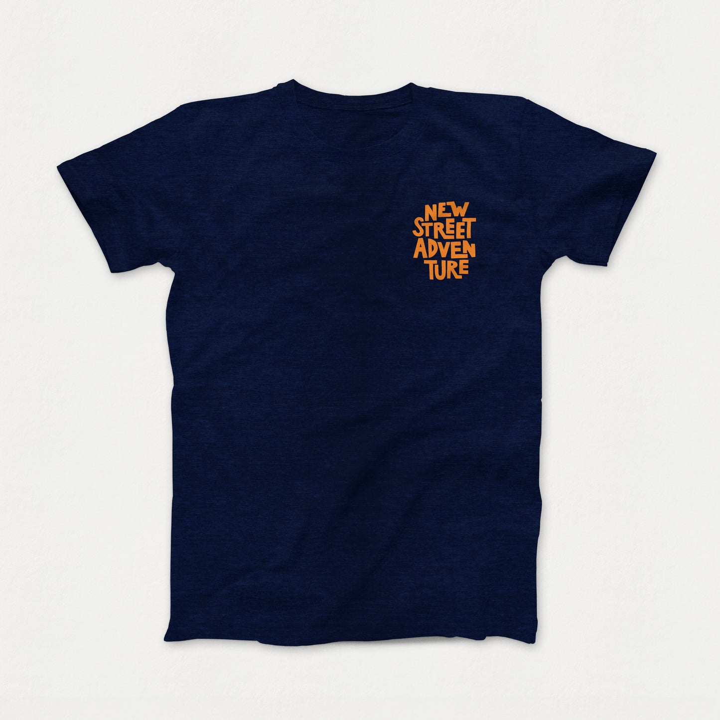 New Street Adventure 'Dancers' Tshirt - Navy & Orange