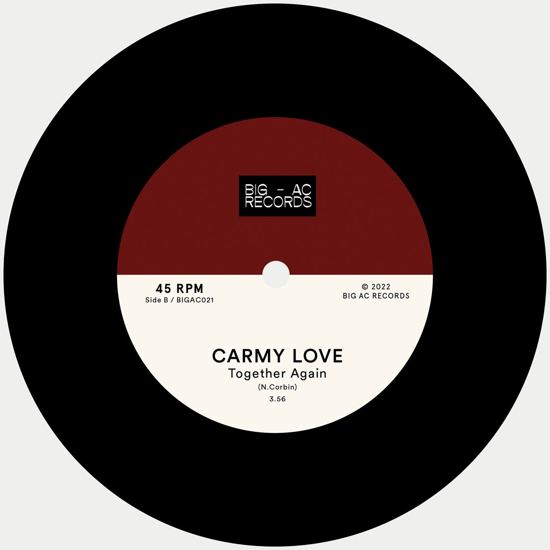 Carmy Love - In The Morning / Together Again 7" Single